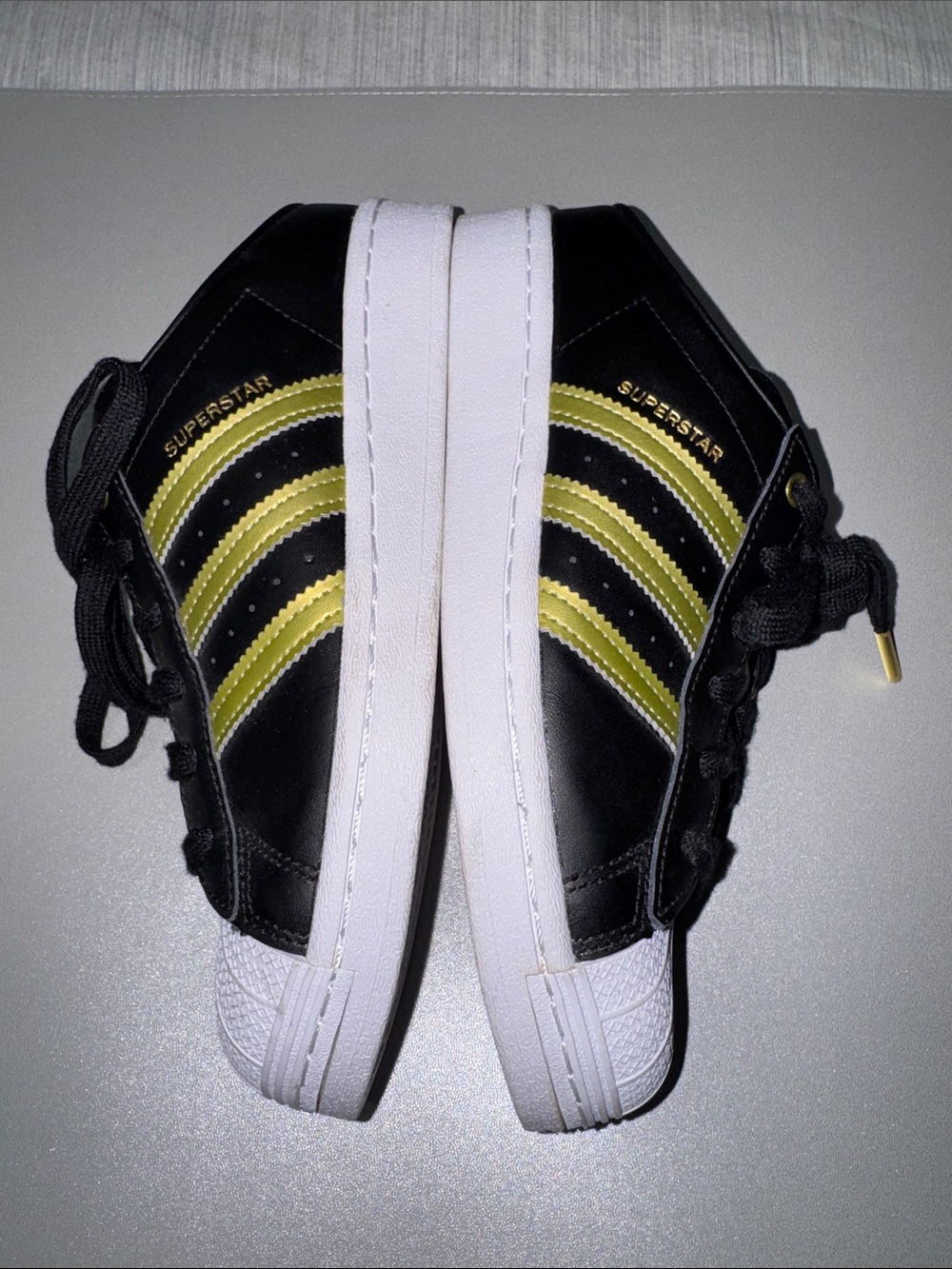 Adidas Superstar Mule "Black Gold Metallic" FZ2268 [6.5 Women’s] - Picture 5 of 9